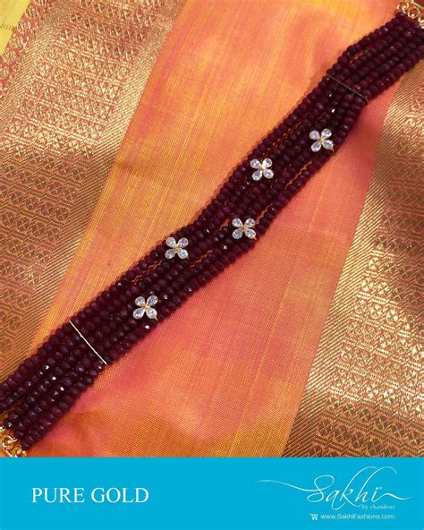 Gold & Red Gold Chocker | Sakhi Fashions – sakhifashions
