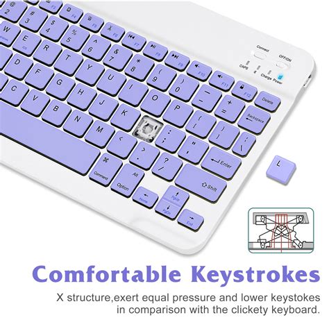 Buy Rechargeable Bluetooth Keyboard and Mouse Combo Ultra Slim Full ...