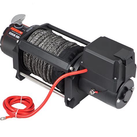 VEVOR Electric Winch, 17500lb Load Capacity Truck Winch Synthetic Rope ...
