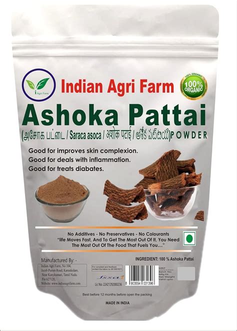 Buy Iagrifarm Ashokapattai/Ashoka Chaal/Ashoka Bark/Saraca Asoca Powder ...