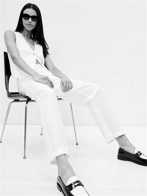 Linen-Cotton Pull-On Pants | Gap