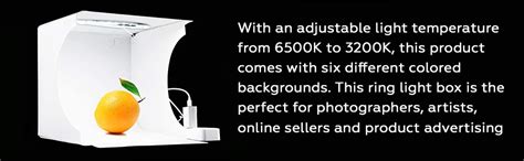 Jubilant 23cm LED Ring Light Box Photo Studio Light Box Softbox ...
