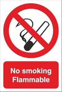 UV Print Acrylic Board|No Smoking Flammable Sign Safety Sign ...
