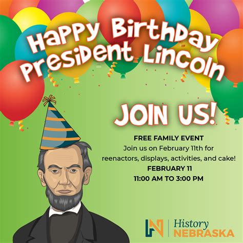 Celebrate President Lincoln's Birthday! - Nebraska State Historical Society
