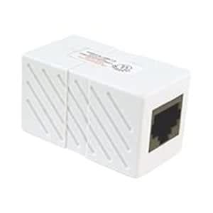 Belkin RJ45F/RJ45F Straight Cat5 Rated Modular Coupler (White) : Amazon ...