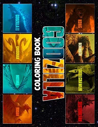 Buy Godzilla Coloring Book: Great Coloring Book For Any Fans of ...