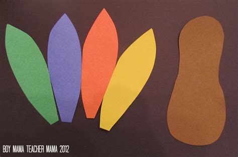 Turkey Feather Pattern For Preschool