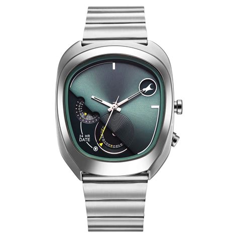 Buy Online Fastrack UFO Quartz Multifunction Green Dial Silver ...