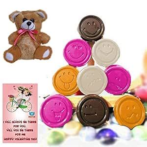Bogatchi Colorful Chocolate Smileys (Dark,White,Mango and Pink ...