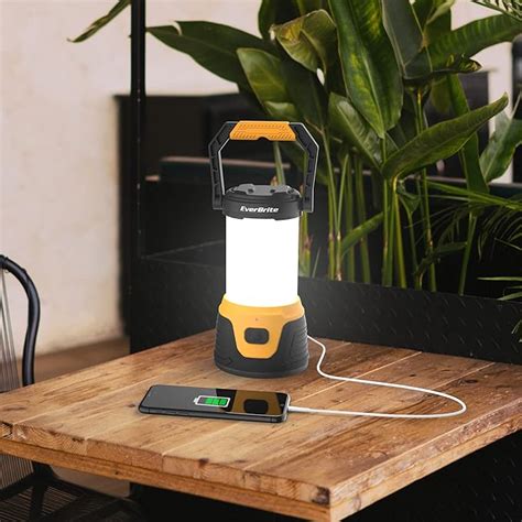 EverBrite Camping Lantern, LED Rechargeable Tent Lights with 1000LM 5 ...