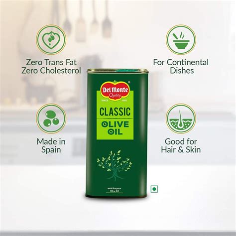 Del Monte Pure Olive Oil, 200 ml Price, Uses, Side Effects, Composition ...