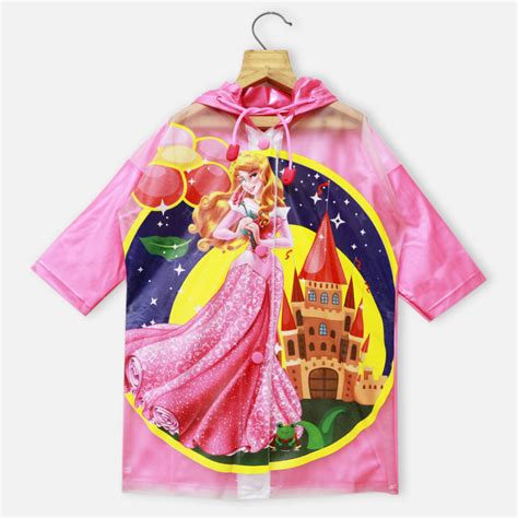 Princess Castle Theme Hooded Raincoat – Greenbell
