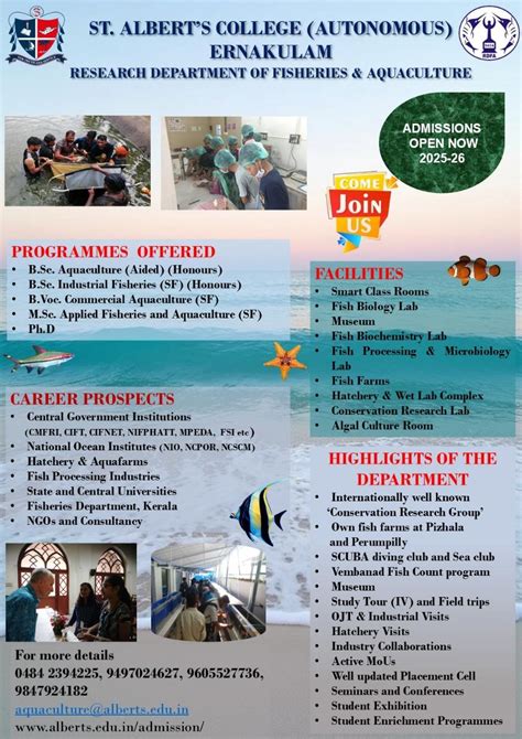 ADMISSION 2025-DEPARTMENT OF FISHERIES AND AQUACULTURE – St. Albert’s ...