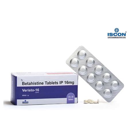 VERISTO-16 Tablets Iscon Life Sciences Pvt. Ltd