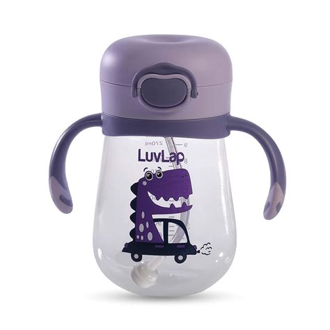 Buy LuvLap Baby Bite Resistant Soft Straw Sipper Cup with Handle, with ...