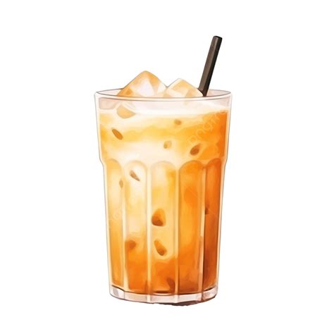 Watercolor Thai Tea, Watercolor, Thai, Tea PNG Transparent Image and ...