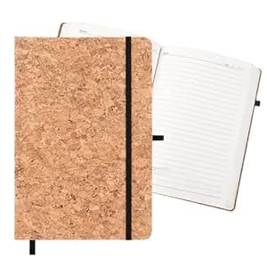 CORPORATE PORIUM Cork Eco Friendly A5 Notebook Office Diary With Hard ...