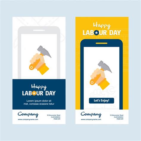 Labour day banner | Premium Vector