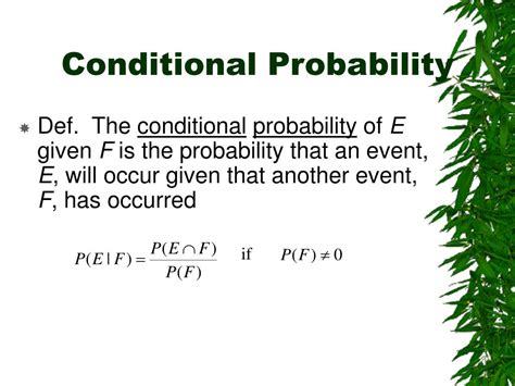 Image result for Definitional of Conditional Probability