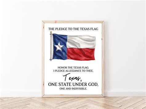 Texas Pledge Of Allegiance