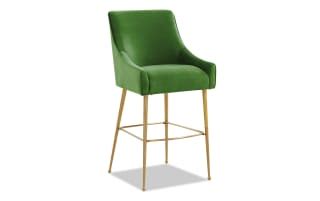 Giselle Green Solid Back Counter Height Stool | Bob's Discount ...