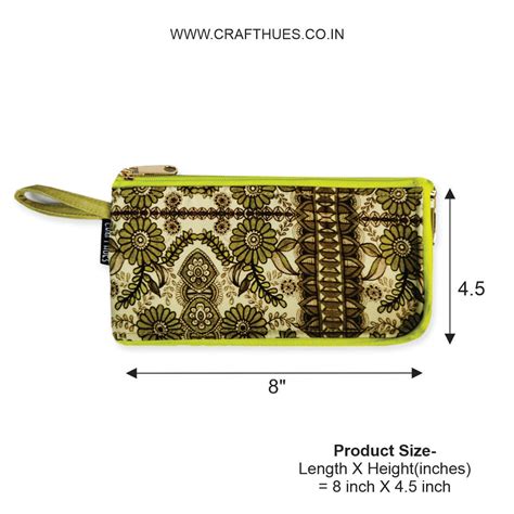 Dual-Zip Green Madhubani Garden – Crafthues
