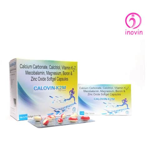 CALOVIN-K2M Softgel Capsules Inovin Pharmaceuticals