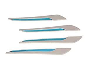 Celix FLY Car Bumper Guard for Honda Amaze (White/Blue) : Amazon.in ...