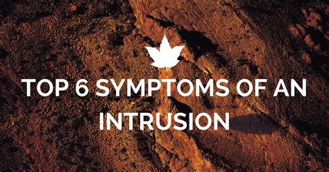 Top 6 Symptoms of an Intrusion - Yeah Hub