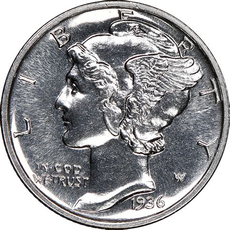1936 Mercury Dime Prices | Ungraded, NGC, PCGS Values