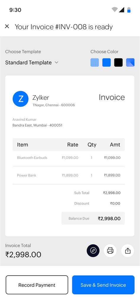 Free GST Invoicing software for Indian Businesses | Zoho Invoice