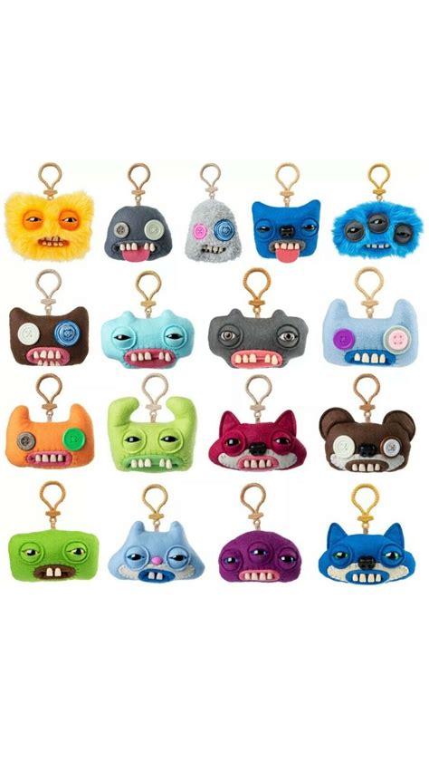 fuggler plush bag clip on 5 keychain keyring funny India | Ubuy