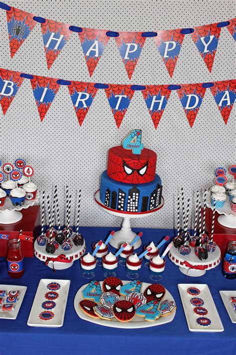 Spiderman Birthday Decorations