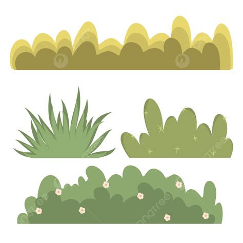 Bushes Set PNG, Vector, PSD, and Clipart With Transparent Background ...