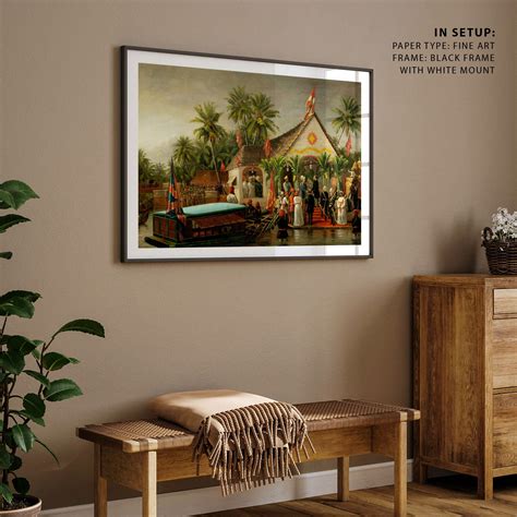 Buy The Maharaja of Travancore welcoming by Raja Ravi Varma Paintings ...