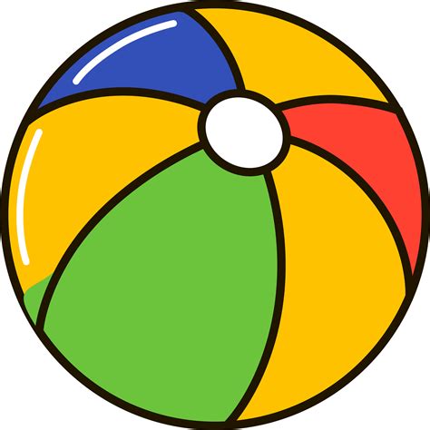 Free beach ball art, Download Free beach ball art png images, Free ...