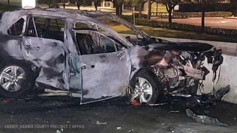 Driver killed in fiery crash on South Sam Houston Toll Road West ...