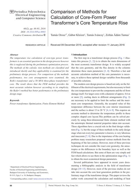 Transformer Core Calculation Software Working 的图像结果