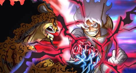 luffy gear 5 vs lucci wallpaper