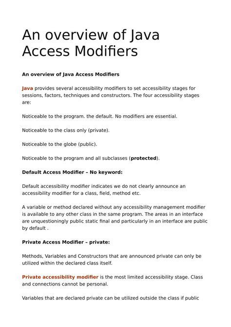 Encapsulation Access Modifiers in Java 的图像结果