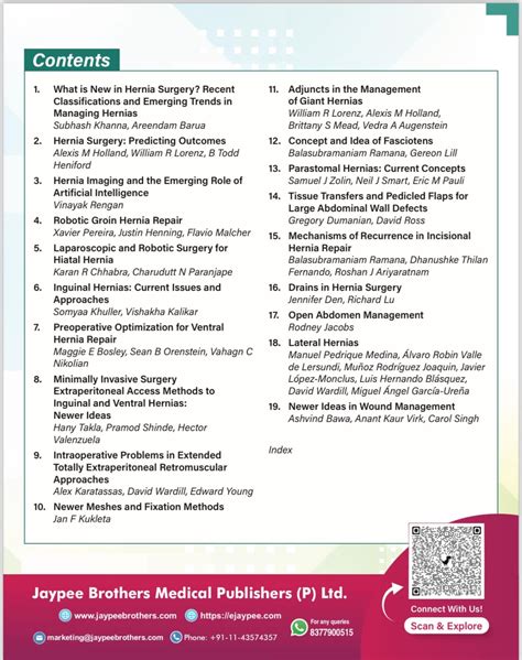 “Recent Advances in Minimal Access Surgery Released”