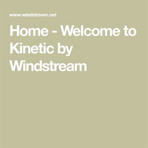 Image result for Kinetic Windstream