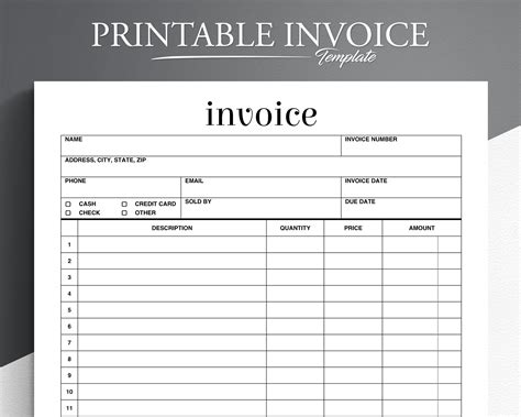 Image result for Simple Invoice Example