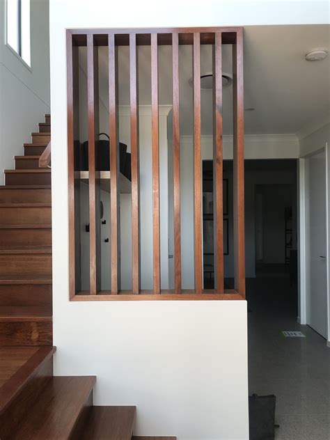 Open Staircase Ideas Half Walls, Pony Wall Ideas, Wood Partition ...