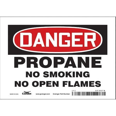 Condor No Smoking Sign, 5 in H, 7 in W, Vinyl, Horizontal Rectangle ...