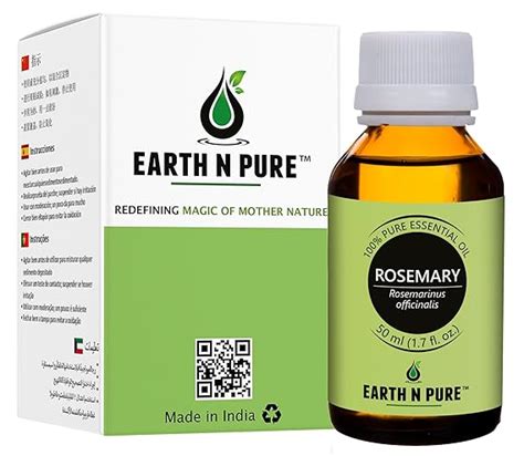 Earth N Pure Rosemary Essential Oil for Hair Growth, Natural ...