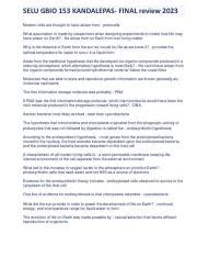 Understanding the Origins of Life on Earth: Protocells, Genetic ...