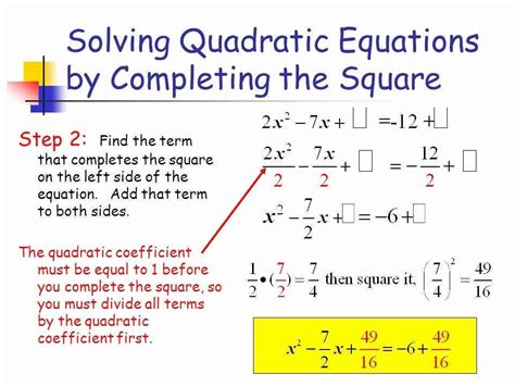 Image result for Completing Square Example