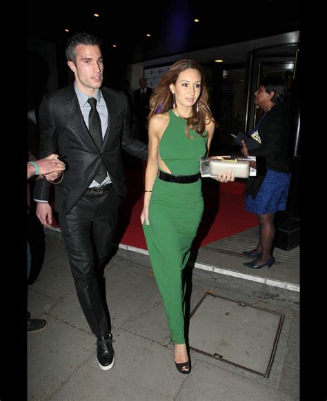 Photo : Robin van Persie et sa femme Bouchra lors de la soirée ...