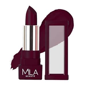 Buy MILA BEAUTÉ Matte Lipstick | Highly Pigmented & Lightweight Formula ...